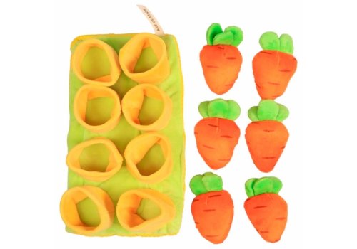 Mr.Kranch / Нюхательная игрушка Мистер Кранч для собак Морковная грядка