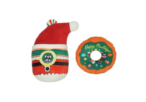 Mr.Kranch / Набор Мистер Кранч для собак Теплый с пищалкой и хрустящими элементами