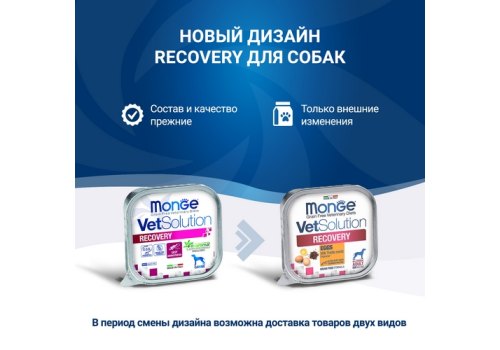 Monge VetSolution Recovery / Ветеринарная диета Монж Рекавери для собак при Восстановлении питания в период выздоровления (цена за упаковку)