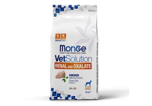 Monge VetSolution Renal and Oxalate / Ветеринарная диета Монж Ренал и Оксалат для собак при ХПН и Профилактике образования уролитов оксалата кальция