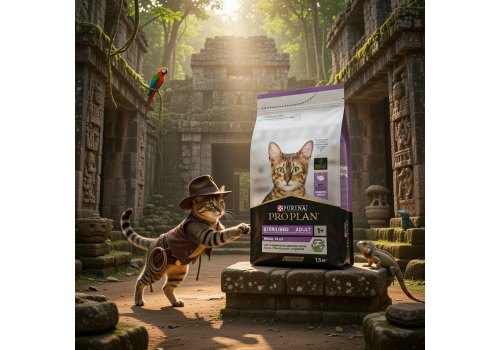 PRO PLAN STERILISED / Сухой корм ПРО ПЛАН для взрослых кошек для поддержания здоровья почек после стерилизации с индейкой