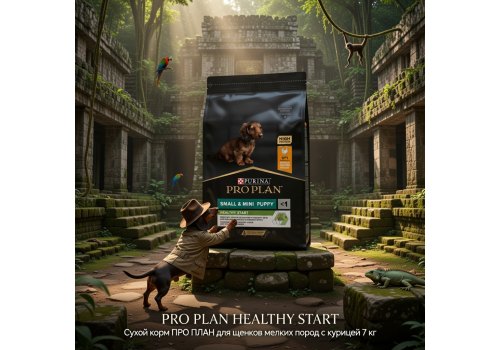 PRO PLAN HEALTHY START / Сухой корм ПРО ПЛАН для щенков мелких пород с курицей