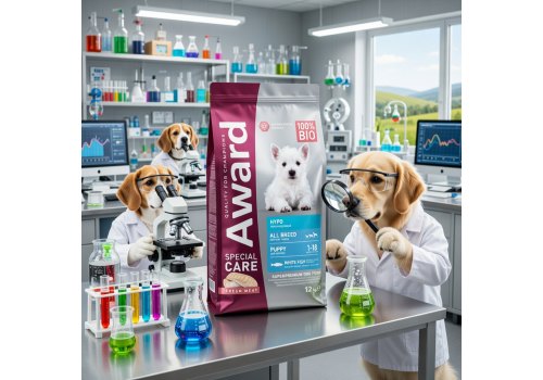 Award Special Care Hypo / Сухой корм Авард для щенков от 1 месяца, беременных и кормящих собак всех пород Гипоаллергенный с Белой рыбой