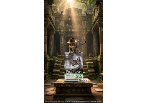 PRO PLAN STERILISED / Сухой корм ПРО ПЛАН для взрослых кошек для поддержания здоровья почек после стерилизации с кроликом