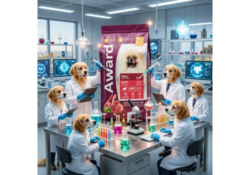 Award Puppy Small / Сухой корм Авард для Щенков от 1 месяца, беременных и кормящих собак Мелких и миниатюрных пород Ягненок индейка брокколи брусника