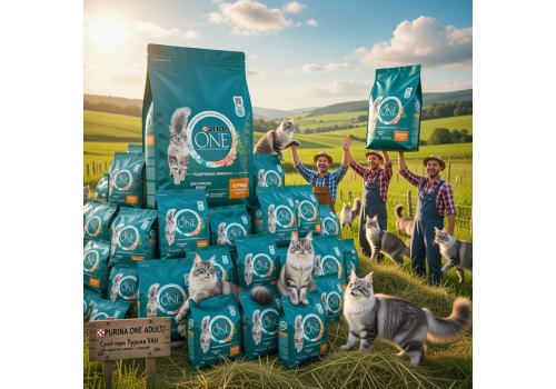 PURINA ONE ADULT / Сухой корм Пурина УАН для взрослых кошек с курицей