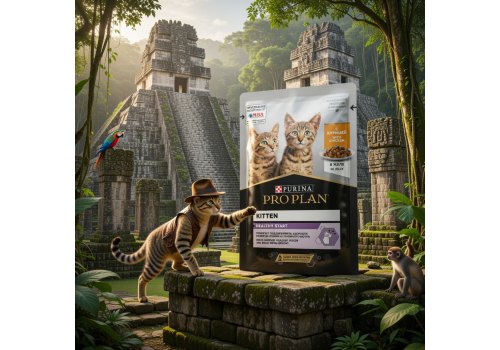 PRO PLAN KITTEN / Влажный корм Паучи ПРО ПЛАН для котят с курицей в желе (цена за упаковку)