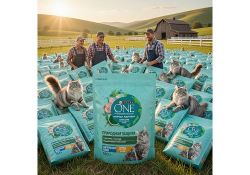 PURINA ONE SUPERFOOD / Сухой корм Пурина УАН для взрослых кошек с курицей