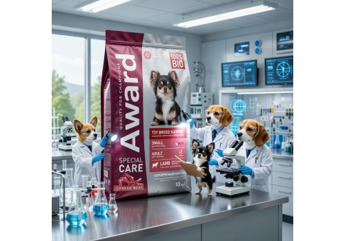 Award Special Care Toy Breed Support / Сухой корм Авард для взрослых собак мелких и миниатюрных пород с Ягненком