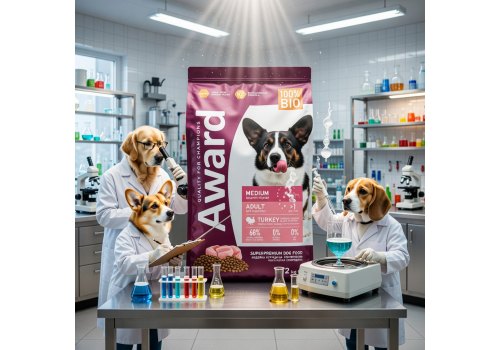 Award Medium Adult / Сухой корм Авард для взрослых собак Средних пород Индейка курица морковь черная смородина