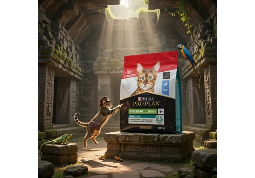 PRO PLAN RENAL PLUS STERILISED ADULT / Сухой корм ПРО ПЛАН для Взрослых Стерилизованных кошек для поддержания здоровья почек после стерилизации, для мозга и иммунитета с высоким содержанием Кролика