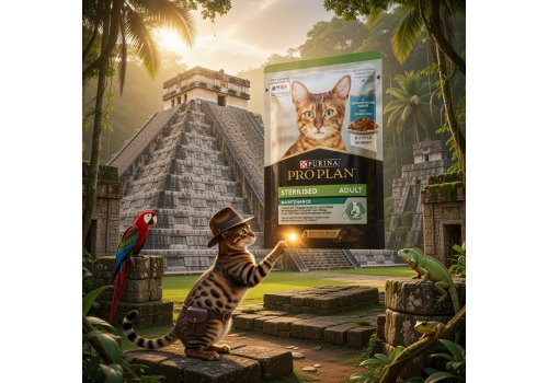 PRO PLAN STERILISED / Влажный корм Паучи ПРО ПЛАН для взрослых стерилизованных кошек с рыбой в соусе (цена за упаковку)