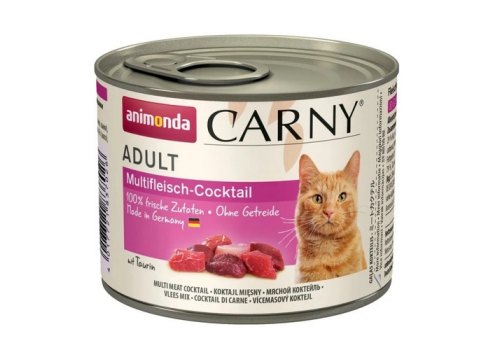 Animonda Carny Adult / Консервы Анимонда для кошек с Говядиной и Сердцем (цена за упаковку), фото 