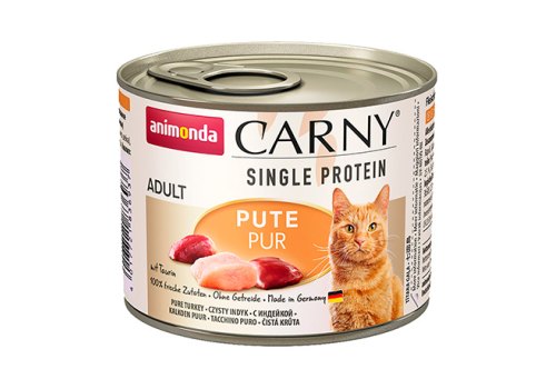 Animonda Carny Adult Single Protein / Консервы Анимонда для кошек Монобелковые с Индейкой (цена за упаковку), фото 