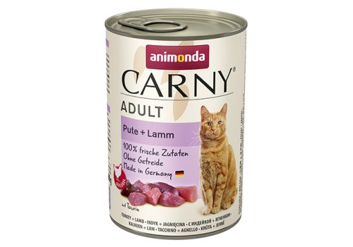 Animonda Carny Adult / Консервы Анимонда для кошек с Индейкой и Ягненком (цена за упаковку)