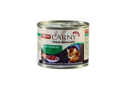 Animonda Carny Adult / Консервы Анимонда для кошек с  Говядиной Индейкой и Кроликом (цена за упаковку), фото 
