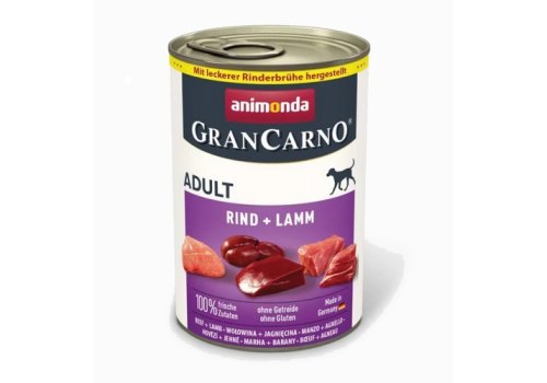 Animonda GranCarno Original Adult / Консервы Анимонда для собак с Говядиной и Ягненком (цена за упаковку), фото 