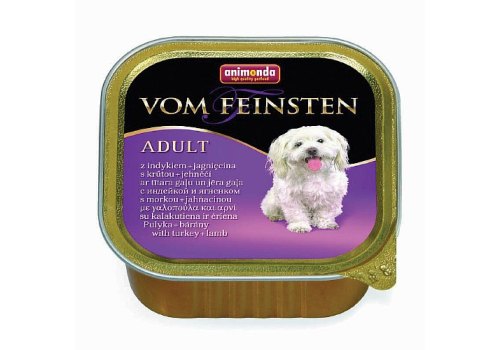 Animonda Vom Feinsten Classic / Консервы Анимонда для собак с Индейкой Говядиной Курицей Бараниной (цена за упаковку), фото 