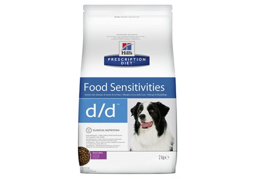 Hills Prescription Diet d\d Food Sensitivities Duck & Rice / Лечебный корм Хиллс для собак при Пищевой Аллергии Утка рис