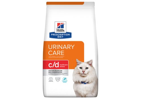Hills Prescription Diet c\d Urinary Care Multicare Stress / Лечебный корм Хиллс для кошек при Стрессе Океаническая Рыба