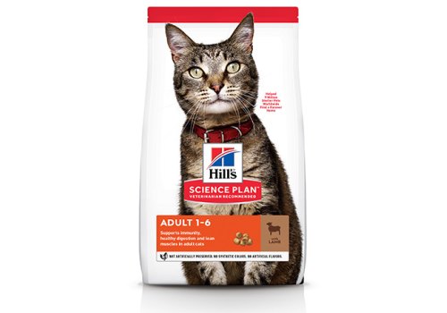 Hills Science Plan Adult Lamb / Сухой корм Хиллс для взрослых кошек Ягненок, фото 
