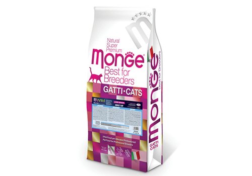 Monge Cat BWild Adult Anchovies / Сухой корм Монж Бивайлд для Взрослых кошек Анчоусы