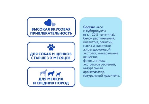 Мнямс Dental Лакомство для собак Зубные спонжи