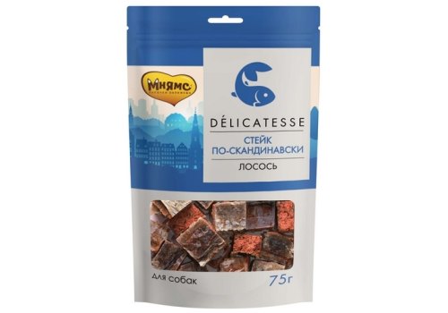 Мнямс Delicatesse Лакомство для собак Стейк по-скандинавски Лосось