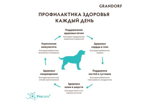Grandorf Holistic & Hypoallergenic Medium Maxi Duck & Turkey / Сухой корм Грандорф Беззерновой для взрослых собак Средних и Крупных пород Утка Индейка