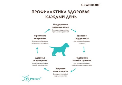 Grandorf Puppy Holistic & Hypoallergenic Lamb & Turkey / Сухой корм Грандорф Низкозерновой для Щенков Ягненок Индейка
