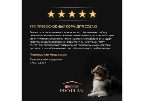 PRO PLAN OPTI BALANCE / Сухой корм ПРО ПЛАН для взрослых собак средних пород с курицей