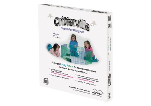MidWest Critterville / Вольер Мидвест для грызунов 6 панелей Цветной, фото 