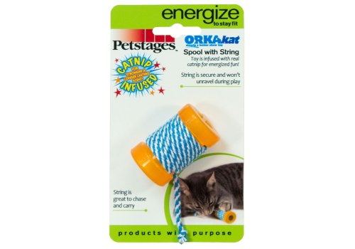 Petstages Orka / Игрушка Петстейджес для кошек Катушка с веревочкой, фото 