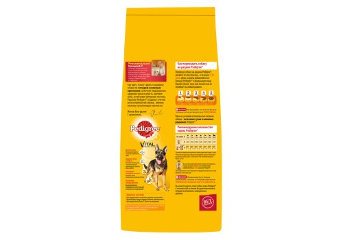 Pedigree / Сухой корм Педигри для собак Крупных пород Говядина, фото 