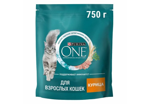 PURINA ONE ADULT / Сухой корм Пурина УАН для взрослых кошек с курицей, фото 