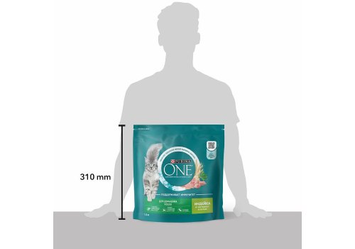 PURINA ONE HOUSECAT / Сухой корм Пурина УАН для взрослых кошек при домашнем образе жизни с индейкой