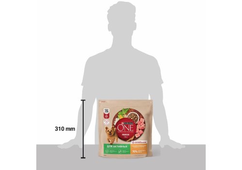 PURINA ONE MINI / Сухой корм Пурина УАН для взрослых собак мелких пород при активном образе жизни с курицей