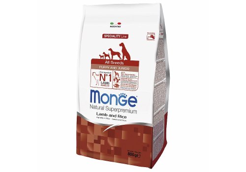 Monge Dog Speciality Puppy & Junior Lamb & Rice / Сухой корм Монж Спешиалити для Щенков всех пород Ягненок с рисом и картофелем