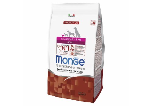Monge Dog Speciality Extra Small Lamb & Rice / Сухой корм Монж Спешиалити для взрослых собак Миниатюрных пород Ягненок с рисом и картофелем