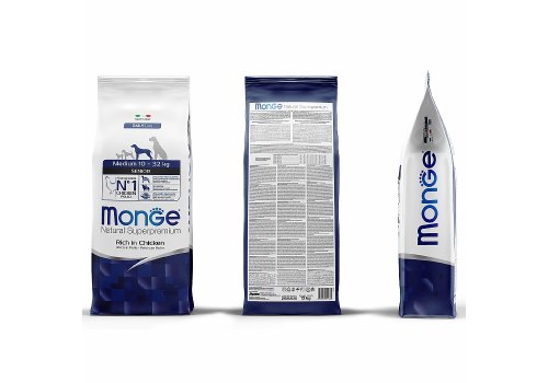 Monge Dog Senior Medium / Сухой корм Монж для Пожилых собак Средних пород