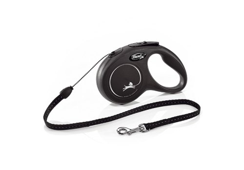 flexi New Classic S cord 5 m, for dogs up to 12 kg / Рулетка флекси для собак весом до 12 кг, трос 5 м, фото 