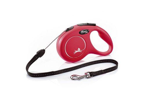 flexi New Classic S cord 8 m, for dogs up to 12 kg / Рулетка флекси для собак весом до 12 кг, трос 8 м, фото 