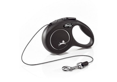 flexi New Classic XS cord 3 m, for dogs up to 8 kg / Рулетка флекси для собак весом до 8 кг, трос 3 м, фото 