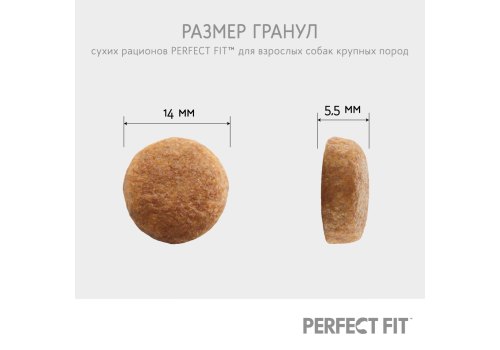 Perfect Fit Dog Adult / Сухой корм Перфект Фит для собак Средних и Крупных пород Курица