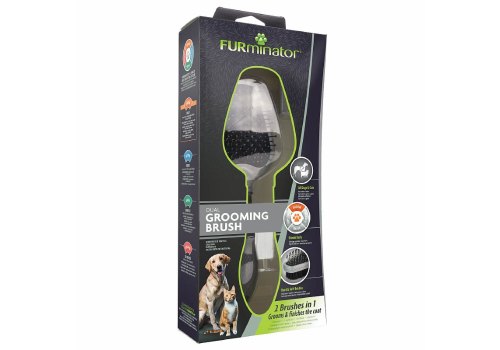 FURminator Dual Brush / Щетка Фурминатор Двухсторонняя зубцы 12 мм