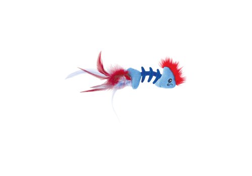 Petstages Fish Bone / Игрушка Петстейджес для кошек Рыбная косточка Голубая