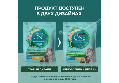 PURINA ONE SUPERFOOD / Сухой корм Пурина УАН для взрослых кошек с курицей