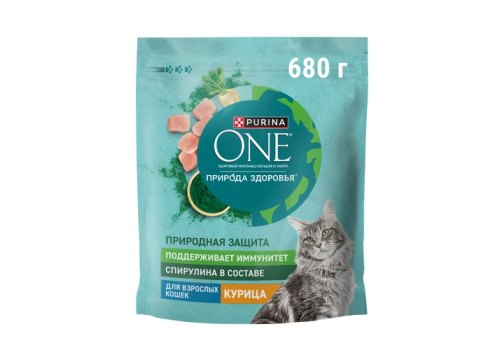 PURINA ONE SUPERFOOD / Сухой корм Пурина УАН для взрослых кошек с курицей