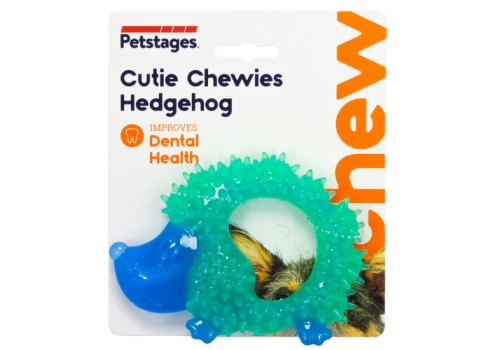 Petstages Mini Cutie Chewies Hedgehog Blu Orka / Игрушка Петстейджес для собак Ёжик