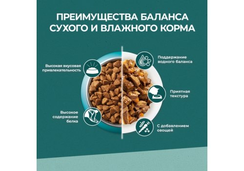PURINA ONE SUPERFOOD / Сухой корм Пурина УАН для взрослых стерилизованных кошек с говядиной